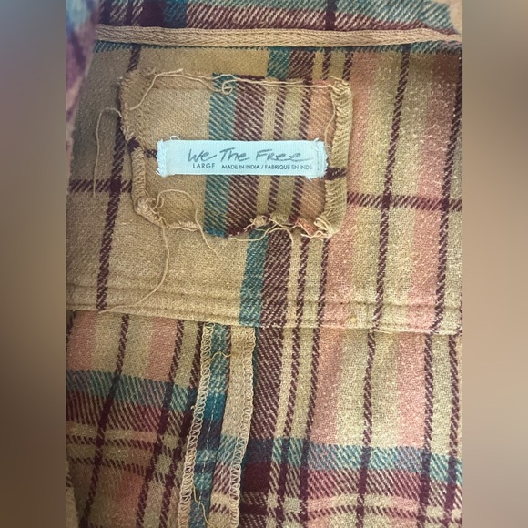 We The Free Kalli Plaid Swing Flannel - Picture 4 of 9